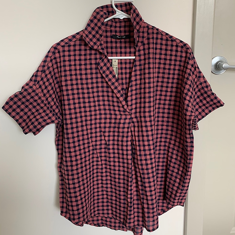 Madewell Gingham Shirt NWT